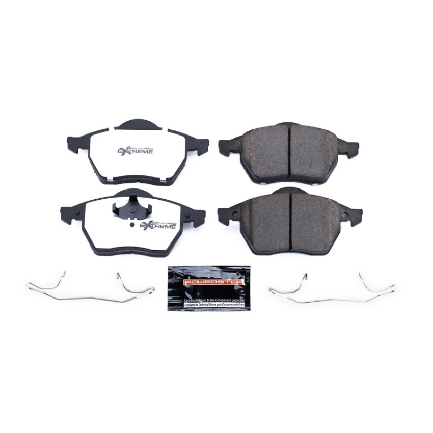 PowerStop Z26-687 PowerStop - Z26 Performance Carbon-Fiber Ceramic Brake Pads with Hardware Kit