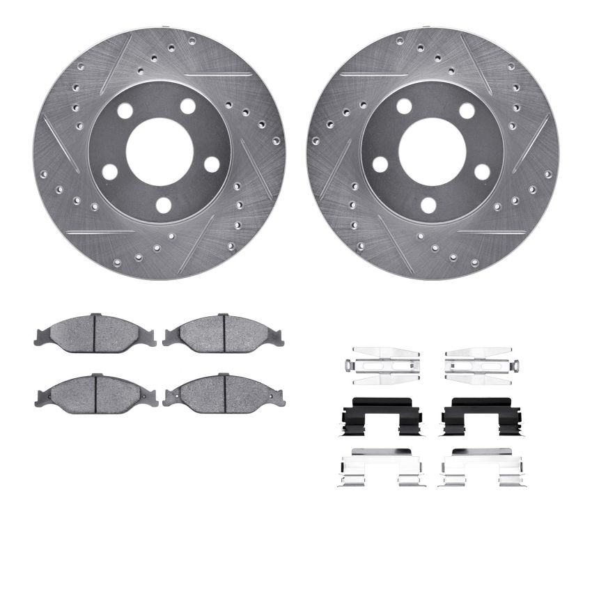 Dynamic Friction 7512-54011 Rotor Kit