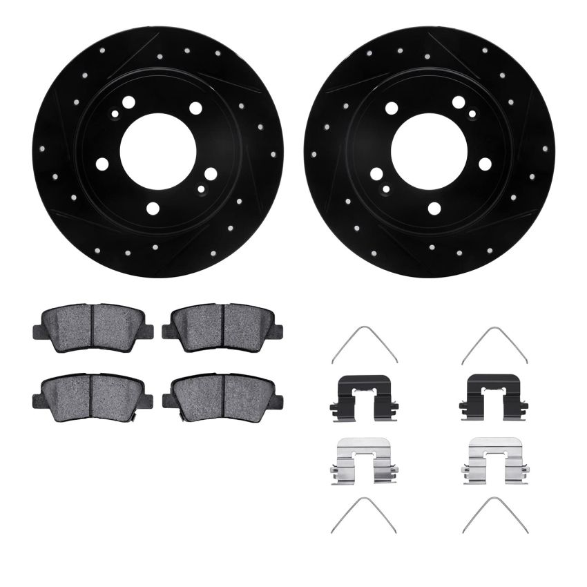 Dynamic Friction 8512-03072 Rotor Kit