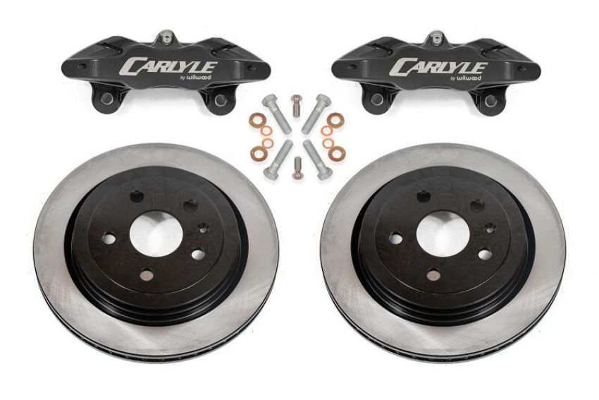 BMR Suspension DBK550 BMR 97-04 Chevrolet Corvette C5 / 05-13 C6 Brake Kit For 15in Conversion Solid Rotors Black Calipers