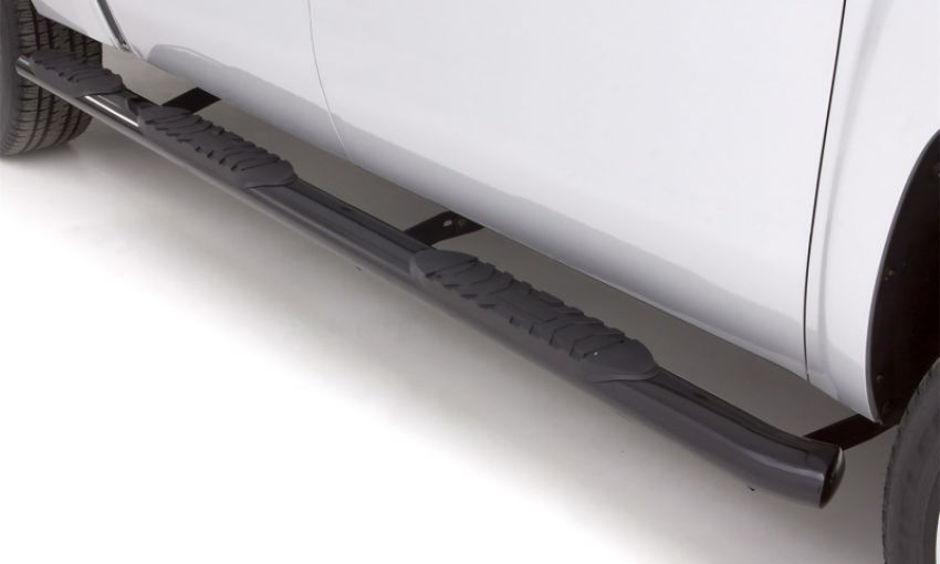 LUND 260115033 10-17 Dodge Ram 2500 Mega Cab (6.5ft. Bed) 5in. Oval WTW Steel Nerf Bars - Black