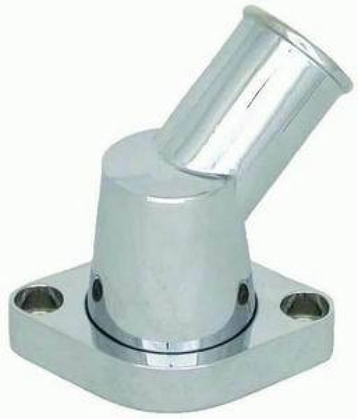 RACING POWER CO-PACKAGED RPCR6003C Chrome Aluminum SB Chevy Water Neck