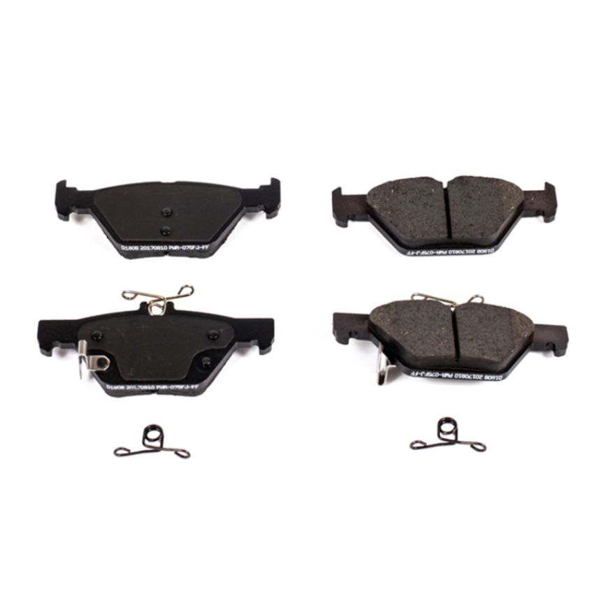 PowerStop 17-1808 PowerStop - Z17 Low-Dust Ceramic Brake Pads with Hardware