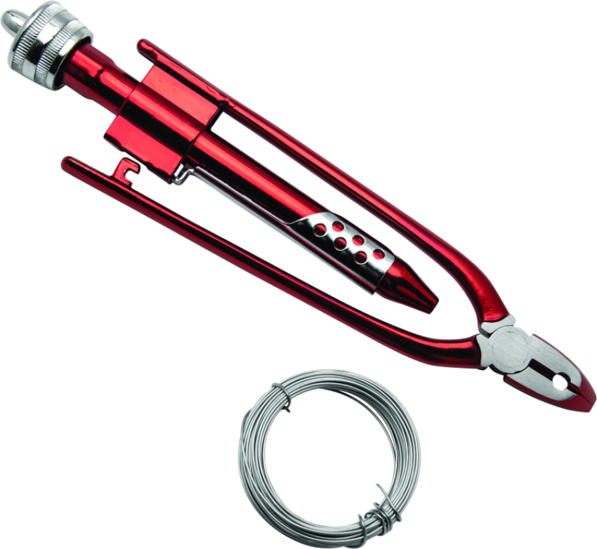 BikeMaster 151554 6-1/2in Safety Wire Pliers w/ Wire