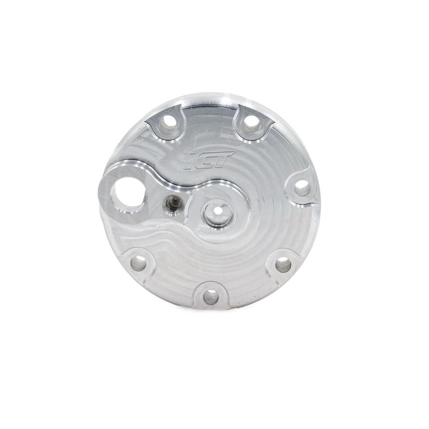 ICT BILLET ICT551194-7P Sanden 709 Rear Cover For Use w/R4 Hoses