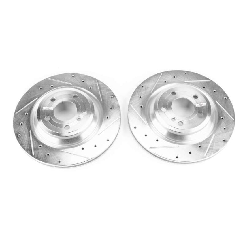 PowerStop EBR1464XPR PowerStop Evolution Performance Drilled, Slotted & Plated Brake Rotor Pair