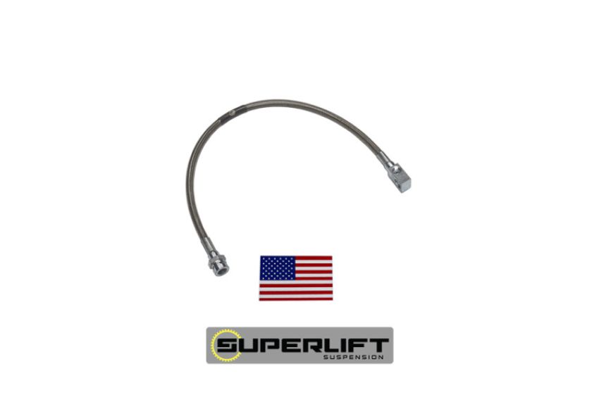 Superlift 91295 66-77 Ford Bronco w/ 3-6in Lift Kit (Single) Bullet Proof Brake Hose
