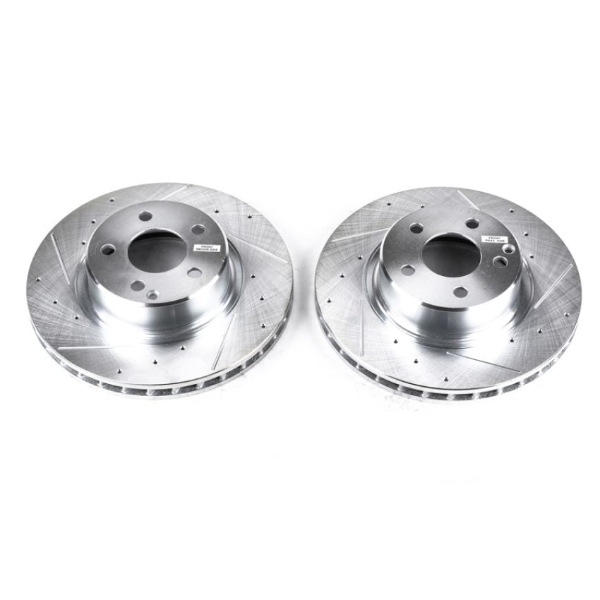 PowerStop EBR860XPR PowerStop Evolution Performance Drilled, Slotted & Plated Brake Rotor Pair