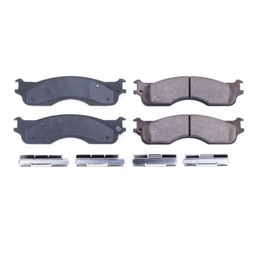 PowerStop 17-1054 PowerStop - Z17 Low-Dust Ceramic Brake Pads with Hardware