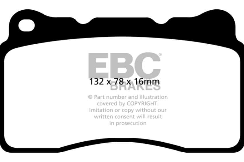 EBC Brakes DP32093C Redstuff Ceramic Low Dust Brake Pads