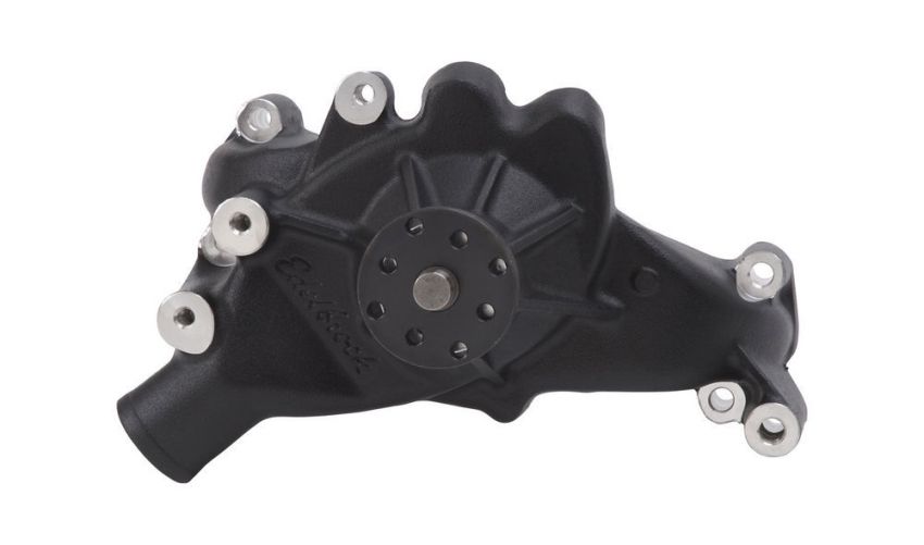 EDELBROCK EDE88513 BBC Water Pump - Long Black
