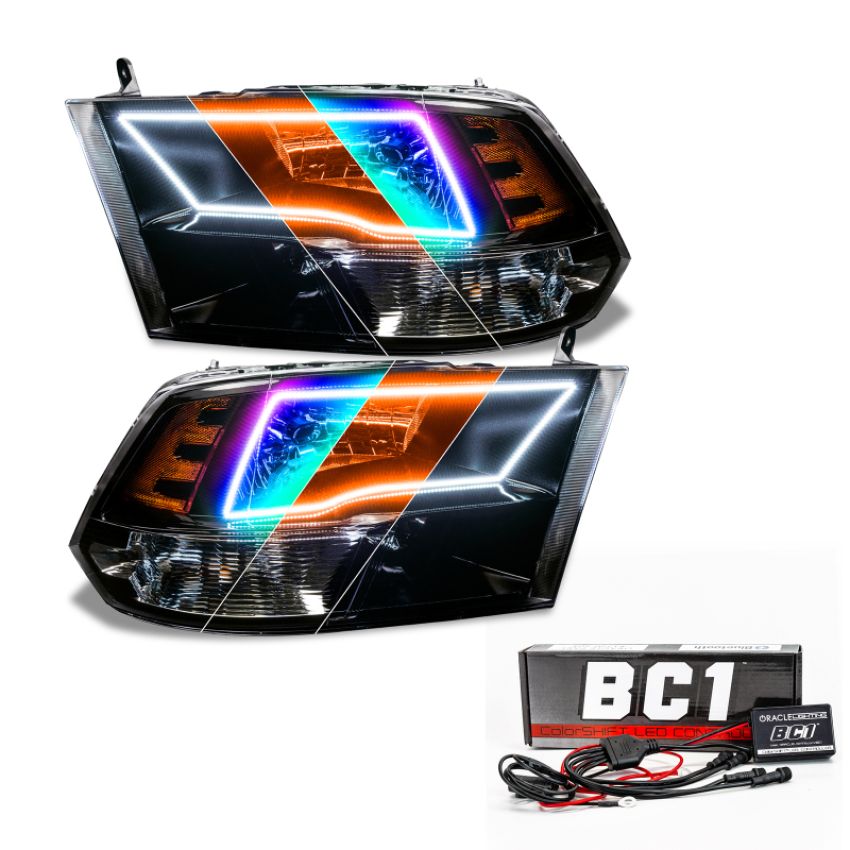 Oracle Lighting 8906-335 Pre-Assembled ColorSHIFT(tm) w/SWITCHBACK Halo Headlights - Black Housing