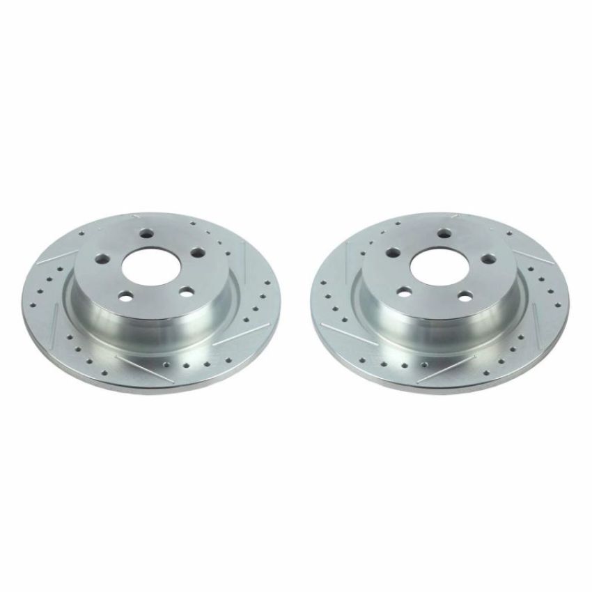 PowerStop AR85197XPR PowerStop Evolution Performance Drilled, Slotted & Plated Brake Rotor Pair
