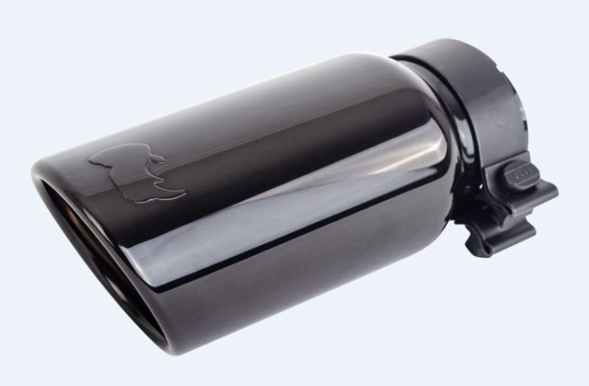 Go Rhino GRT3410BC Exhaust Tip - Black Chrome - ID 3in x L 10in x OD 4in