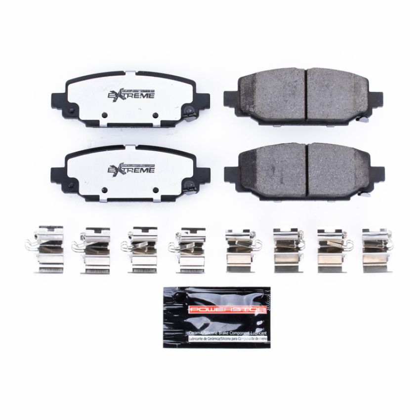 PowerStop Z36-6005 PowerStop - Z36 Truck and SUV Carbon-Fiber Ceramic Brake Pads with Hardware Kit
