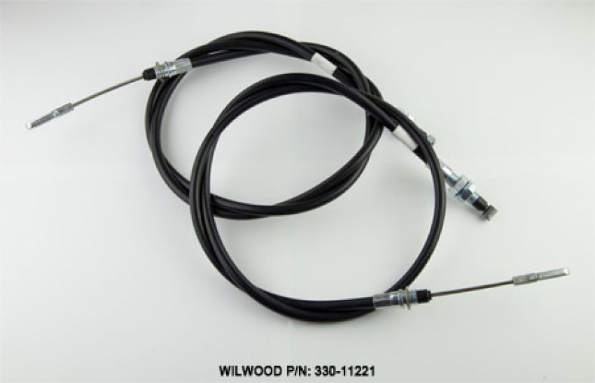 Wilwood 330-11221 Parking Brake Cable Kit Internal P-Brake 2005-10 Mustang
