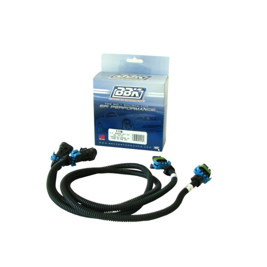 BBK Performance Parts 1116 2010-2015 Chevrolet Camaro 6.2L O2 SENSOR Harness Extensions -36IN (PAIR)