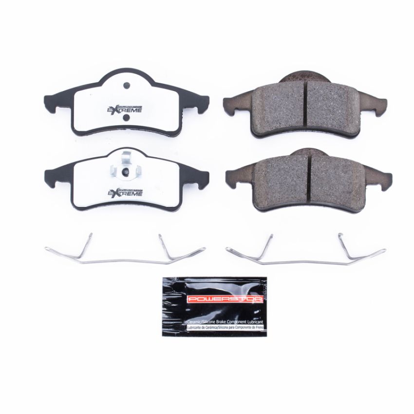 PowerStop Z26-791 PowerStop - Z26 Performance Carbon-Fiber Ceramic Brake Pads with Hardware Kit