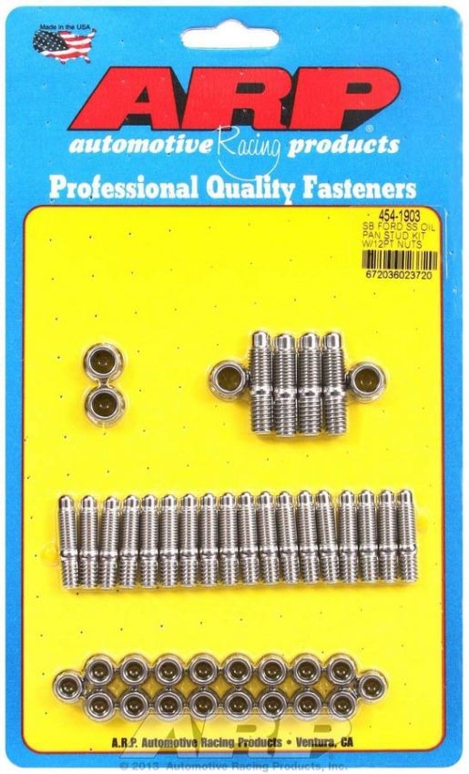 ARP ARP454-1903 SBF S/S Oil Pan Stud Kit 12pt.