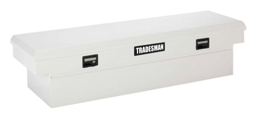 Tradesman 86600 Steel Cross Bed Truck C/O Tool Box (70in.) - White