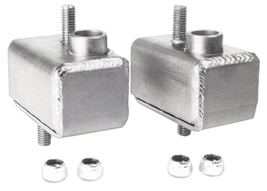 Moroso 62544 79-83 Ford 5.0L Mustang Motor Mounts - 3/16in - Grade 8 Studs - Steel - 2 Pack