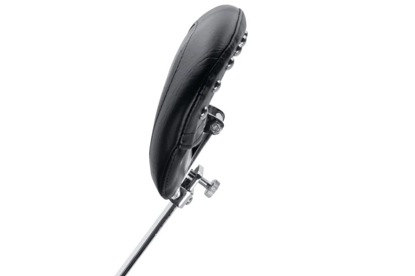 Mustang Motorcycle 79721 Mustang 08-21 Harley Electra Glide Std,Rd Glide,Rd King,Str Glide Passenger Backrest w/Studs - Blac