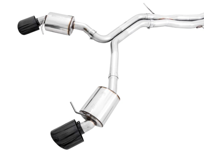 AWE Tuning 3015-33114 Audi B9 RS 5 Sportback Touring Edition Exhaust-Non Resonated- Diamond Black RS Style Tips