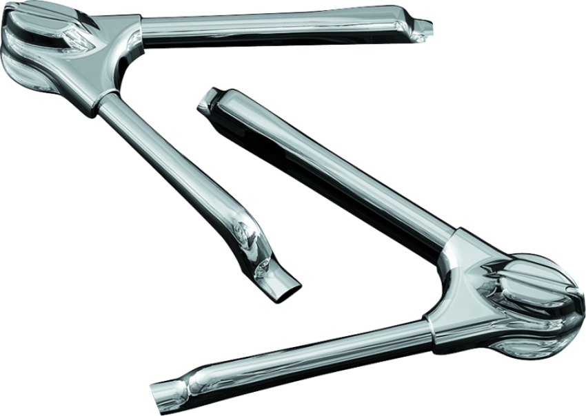 Kuryakyn 7815 Swingarm Tube Covers 08-17 Softail Models Chrome