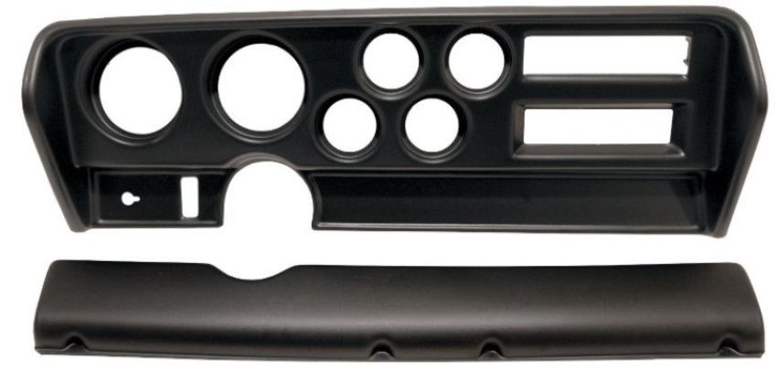 Direct Fit Gauge Panel Pontiac GTO 70-72 Black
