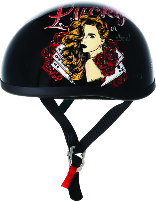 Skid Lid 649523 s Lucky Lady Original Helmet - 2XL