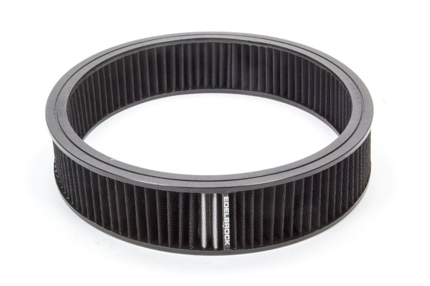 EDELBROCK EDE43668 Air Filter Element Black 14in x 3in