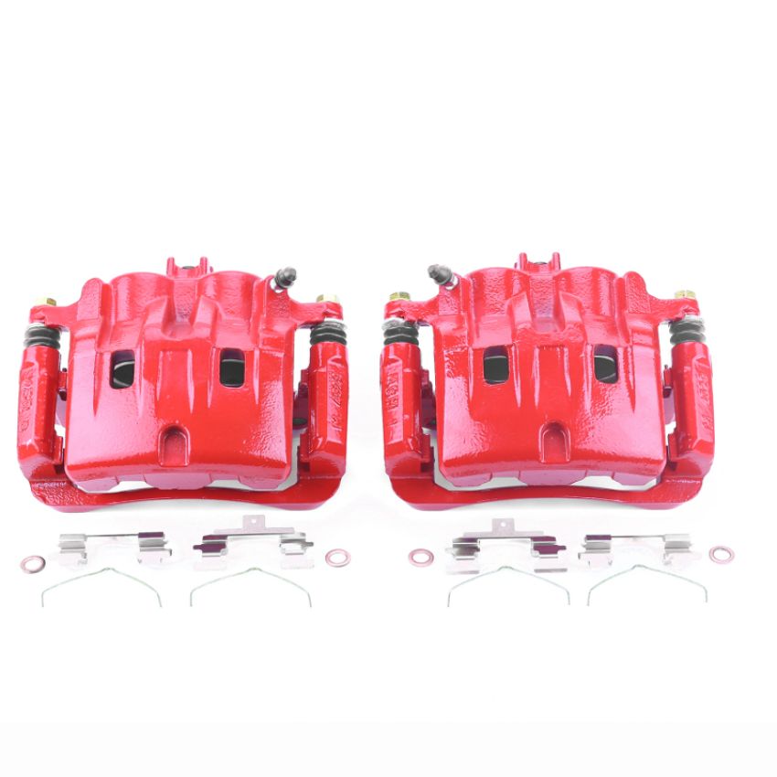 PowerStop S2818 Red Powder Coated Calipers