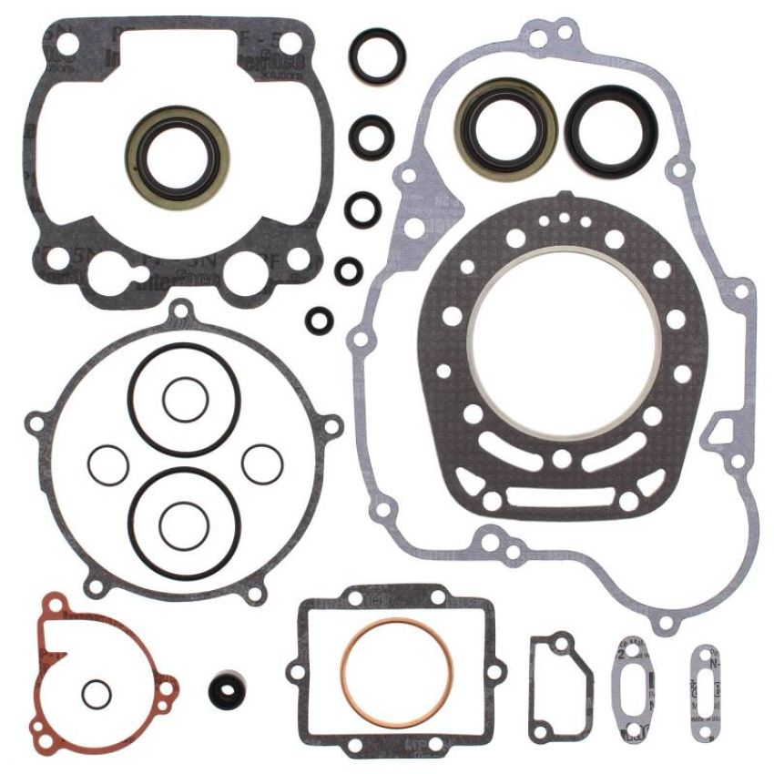 Vertex Pistons 811470 Vertex Gaskets 89-04 Kawasaki KX500 Complete Gasket Kit w/ Oil Seals