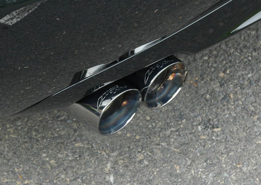 AWE Tuning 3020-43010 Audi B7 S4 Track Edition Exhaust - Diamond Black Tips