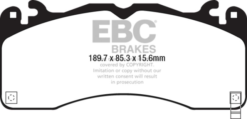 EBC Brakes UD1792 Ultimax OEM Replacement Brake Pads