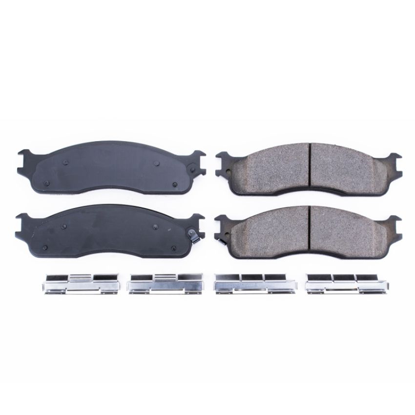 PowerStop 17-965 PowerStop - Z17 Low-Dust Ceramic Brake Pads with Hardware