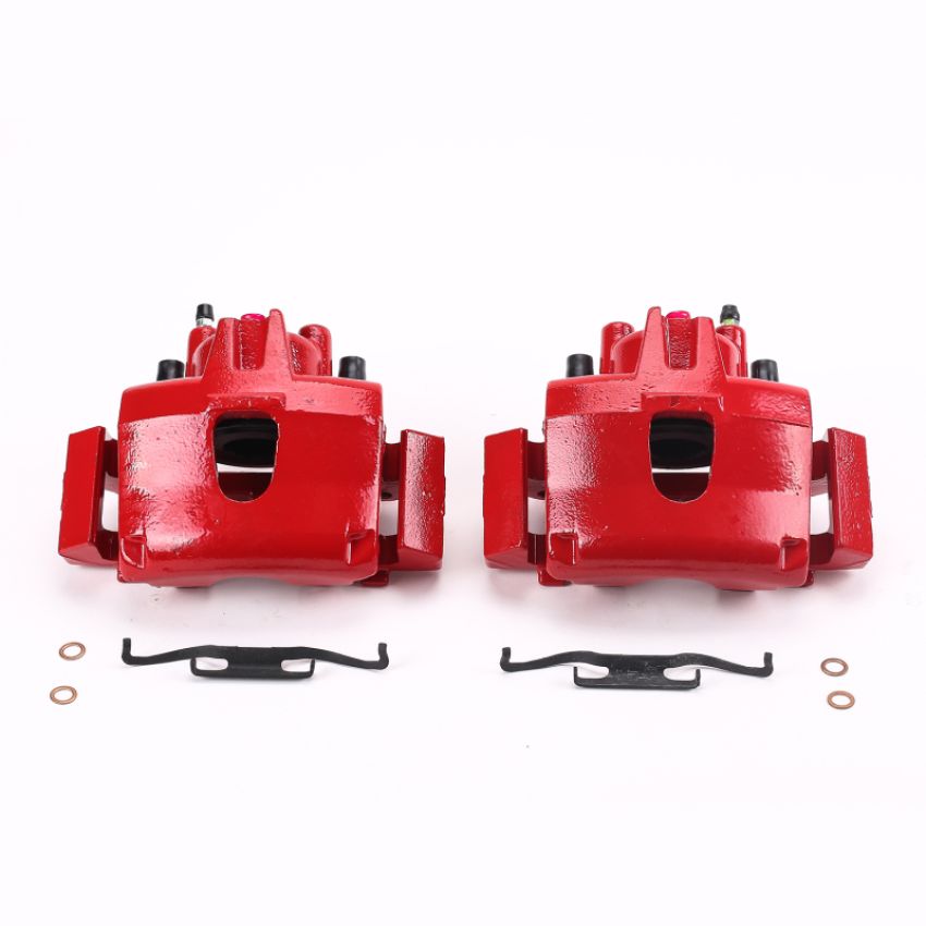 PowerStop S4776 Red Powder Coated Calipers