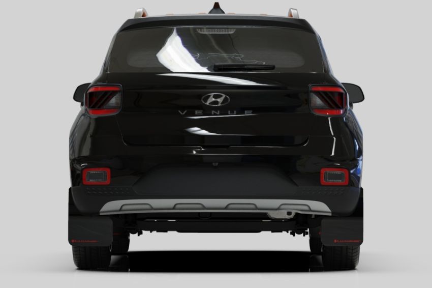 Rally Armor MF65-UR-BLK/RD Black Mud Flap/Red Logo
