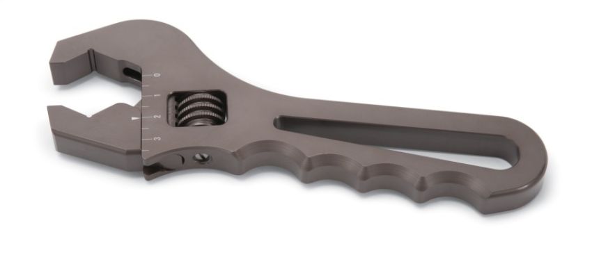 Russell 654410 Performance Adjustable AN Wrench V-Flats - Aluminum Gray Anodized