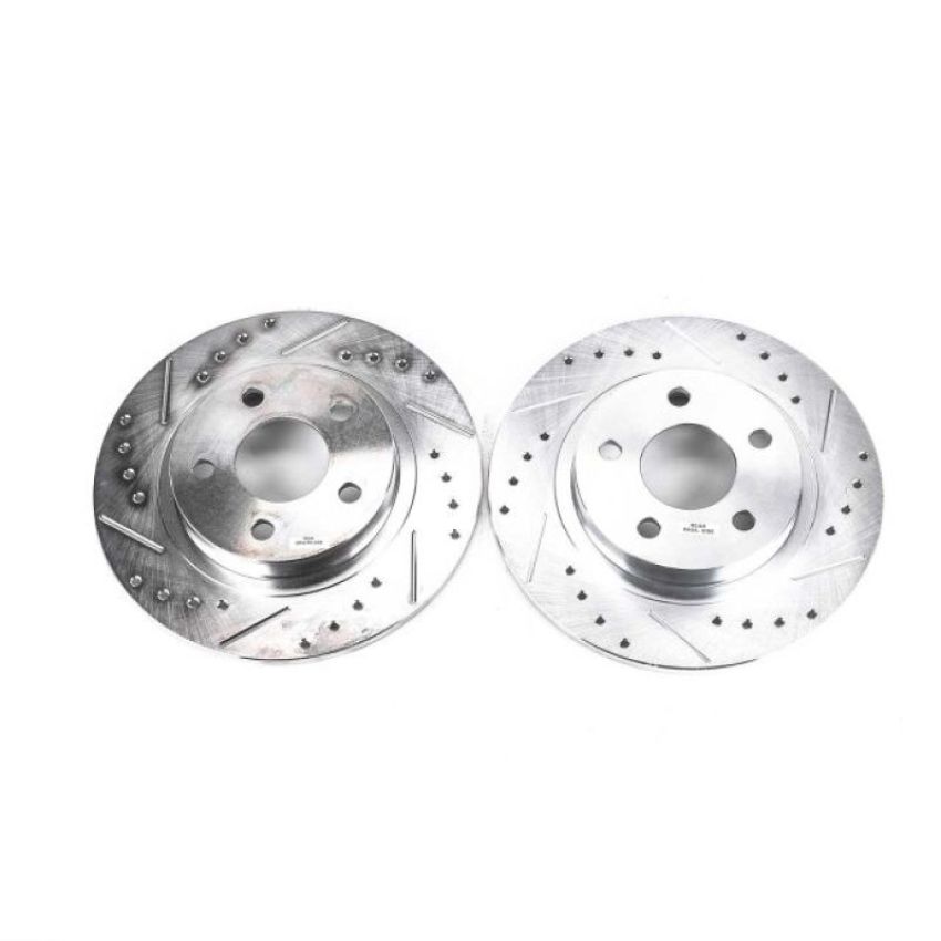 PowerStop AR8264XPR PowerStop Evolution Performance Drilled, Slotted & Plated Brake Rotor Pair