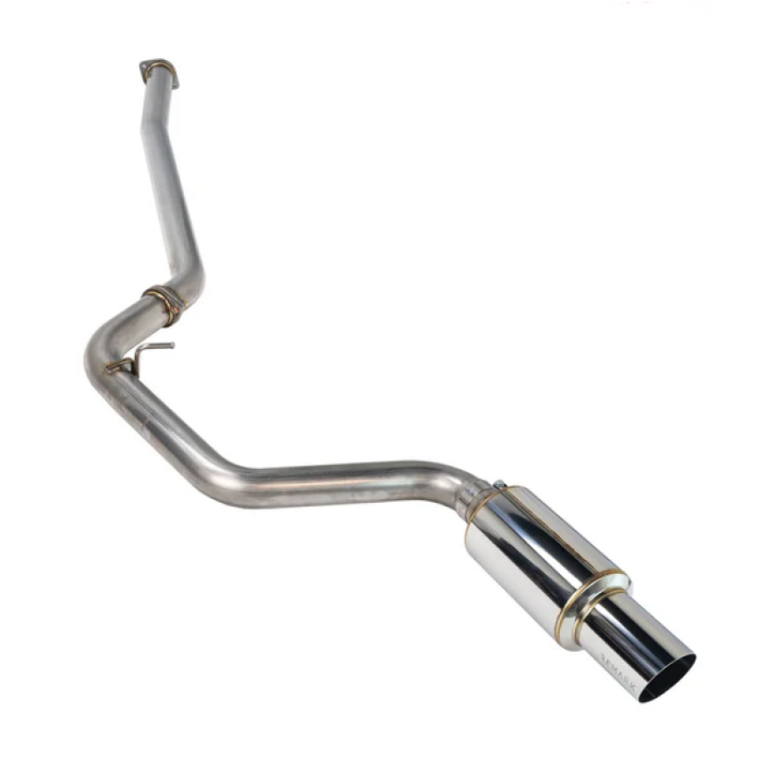 Remark RK-C1076S-02 08-14 Subaru WRX / STI Hatch Cat-Back Exhaust R1 Spec Single Exit Stainless Steel