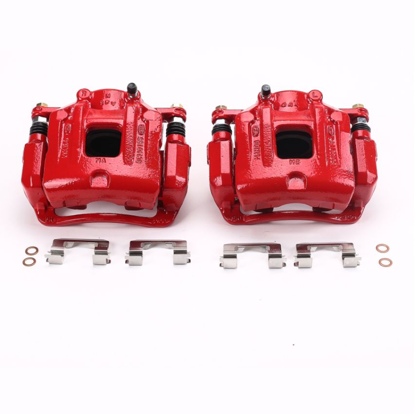 PowerStop S6462 Red Powder Coated Calipers