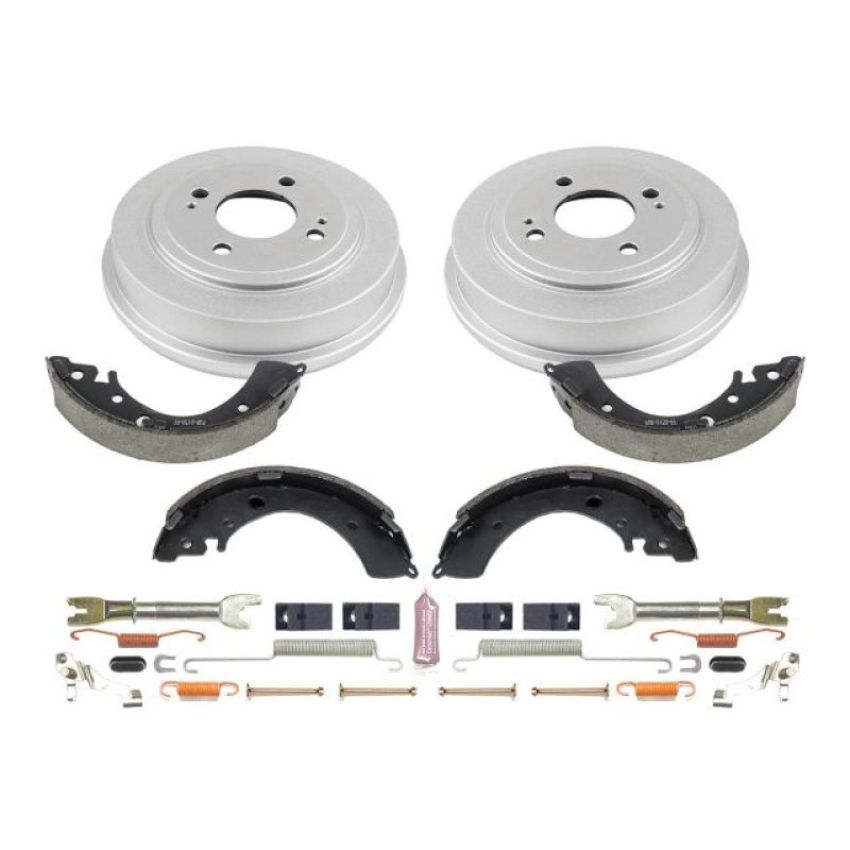 PowerStop KOE15311DK Power Stop 07-08 Honda Fit Rear Autospecialty Drum Kit