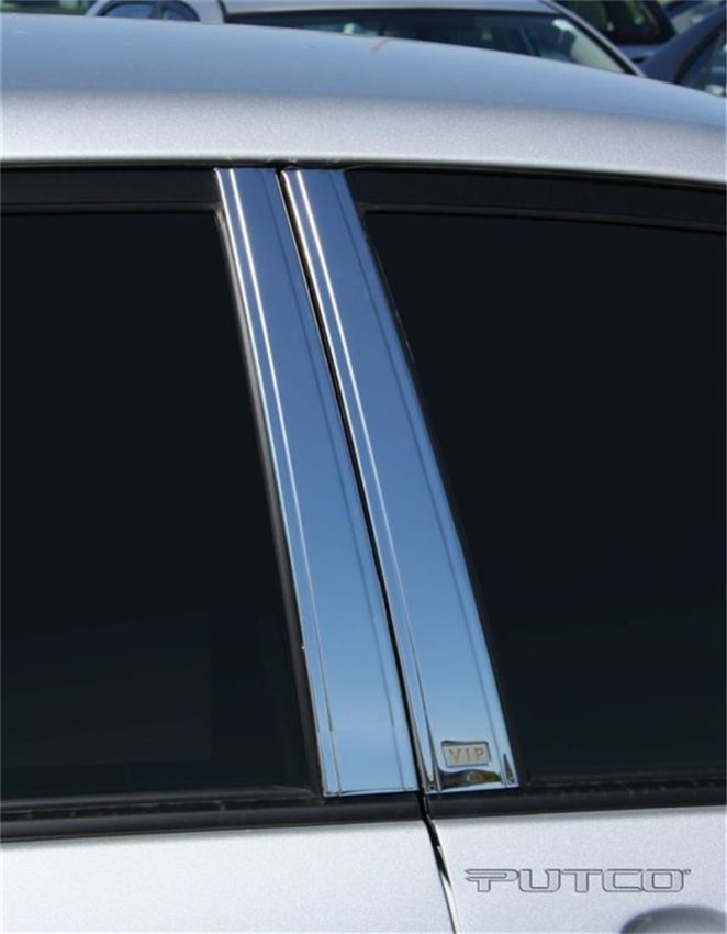 Putco 403115 05-08 Toyota Corolla - 4pcs Stainless Steel Pillar Posts Classic