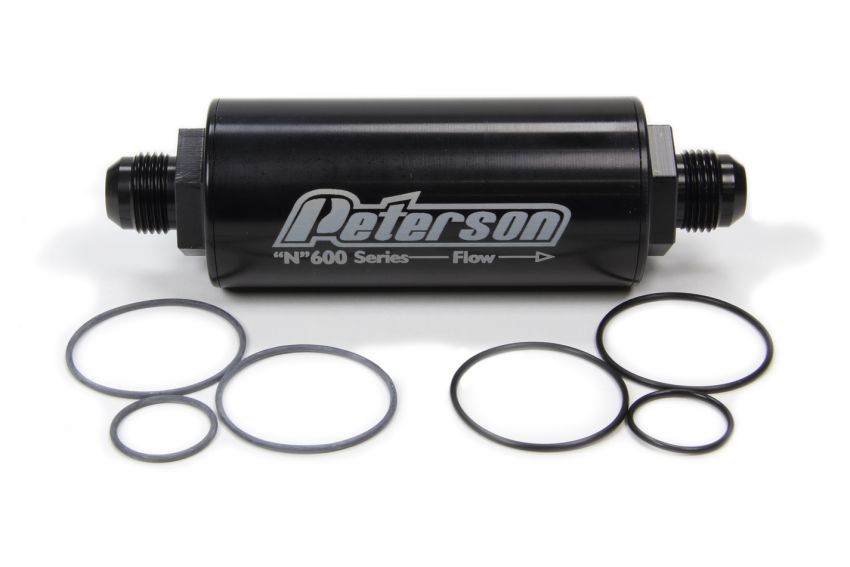 PETERSON FLUID PTR09-0622 10an Inline Fuel Filter w/100 Micron Filter