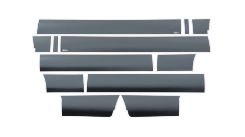 Putco 9751418BP 09-14 Ford F-150 Super Crew Cab 5.5 Box - 7in Wide (12pcs) Black Platinum Rocker Panels
