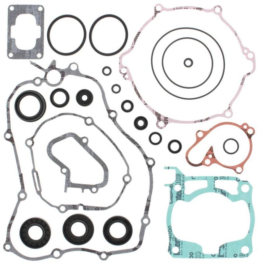 Vertex Pistons 811641 Vertex Gaskets 05-21 Yamaha YZ125 Complete Gasket Kit w/ Oil Seals