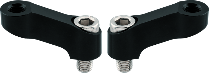 BikeMaster 152461 Mirror Extension 10mm Pair - Black