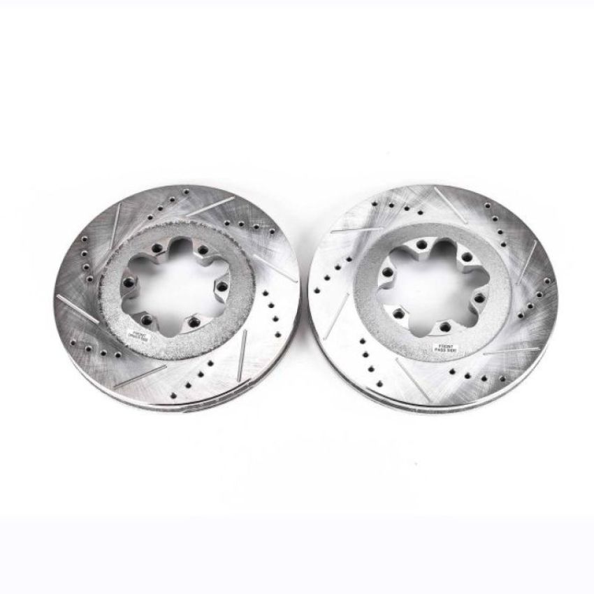 PowerStop AR82131XPR PowerStop Evolution Performance Drilled, Slotted & Plated Brake Rotor Pair