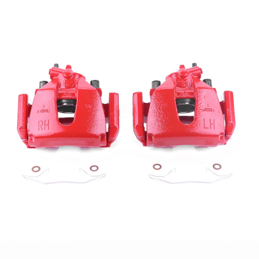 PowerStop S4948 Red Powder Coated Calipers